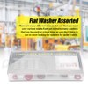 150Pcs Fiber Washer Insulation Flat Washer Assortment, 14 Sizes Red