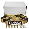 TANAKA 2 X TANAKA UNIVERSAL KHAKI 4 POINT BUCKLE RACING