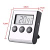 Digital Fridge Thermometer Waterproof Freezer Thermometer with Magnet and Stand