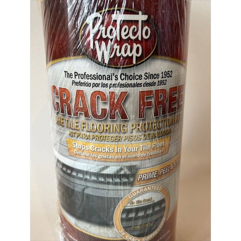 Protecto Wrap Crack Free Tile Floor Kit Anti-fracture & Suppression