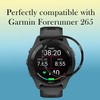 3 Pack for Garmin Forerunner 265 Screen Protector, 3D Full
