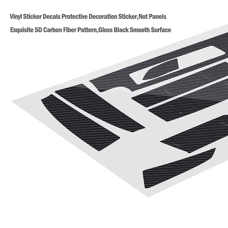 Dropfree Interior Trim Protection Film Decoration 5D Carbon Fibre Vinyl