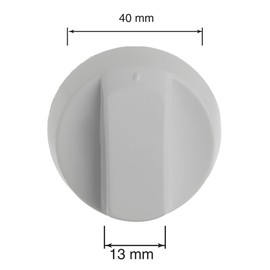 First4spares Universal White Knobs for All Ovens, Cookers and Hobs (Pack of 4)