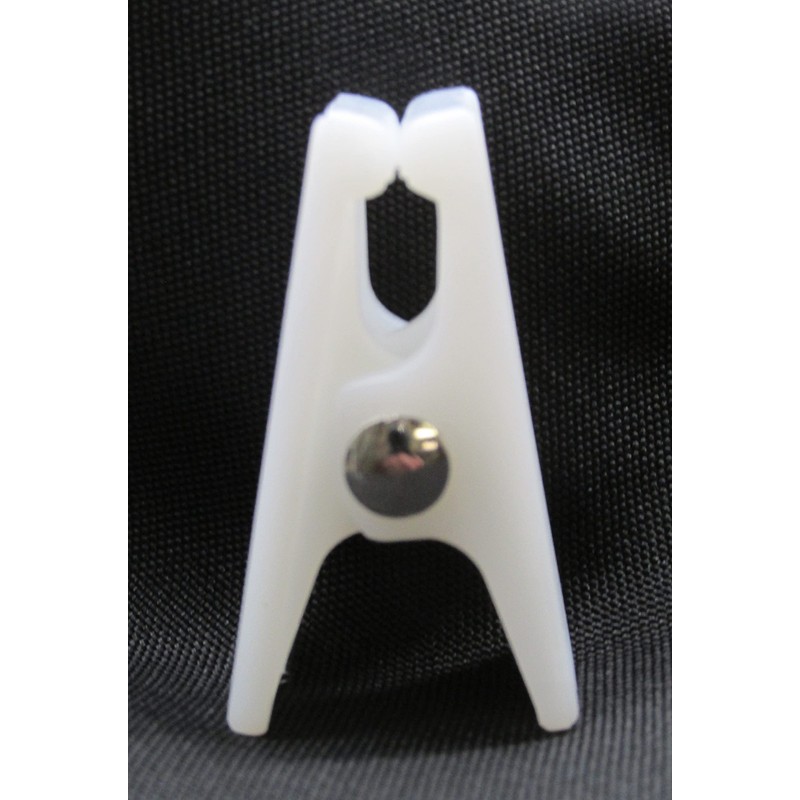 NAHANCO Fitting Clips 12 Plastic Fitting Clips for Alterations, White