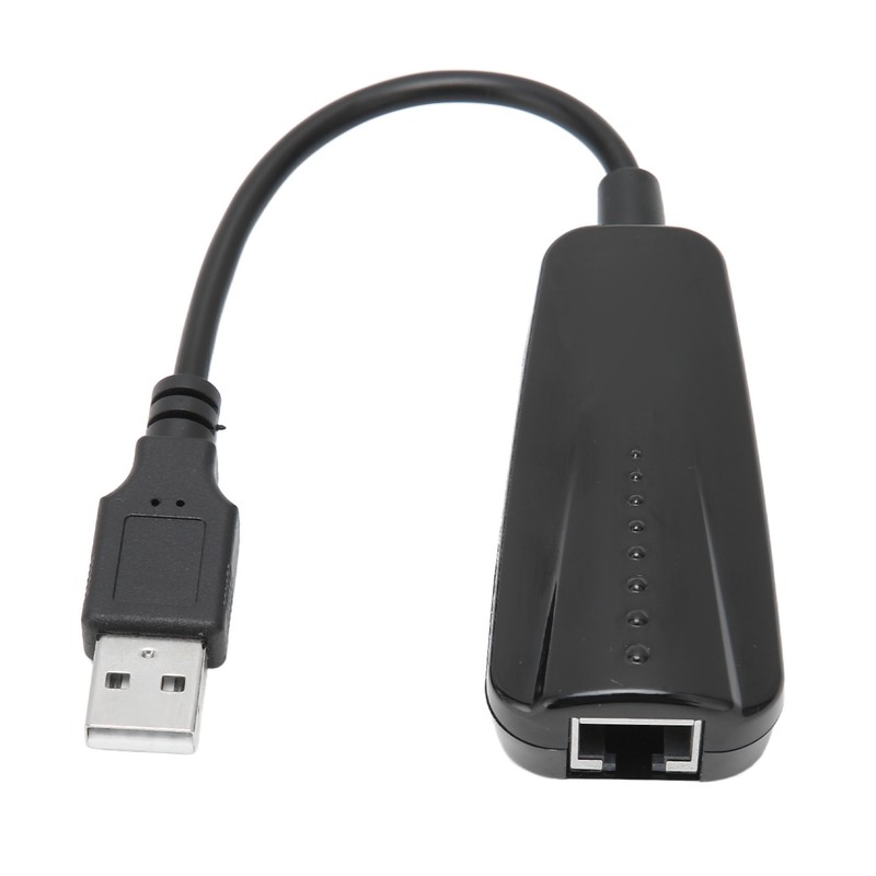 USB to Ethernet Adapter USB 2.0 to 10/100Mbps Pluggable LAN