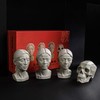 Generic Artists Head Models Mannequin Set, 4 Pieces, Includes Muscle
