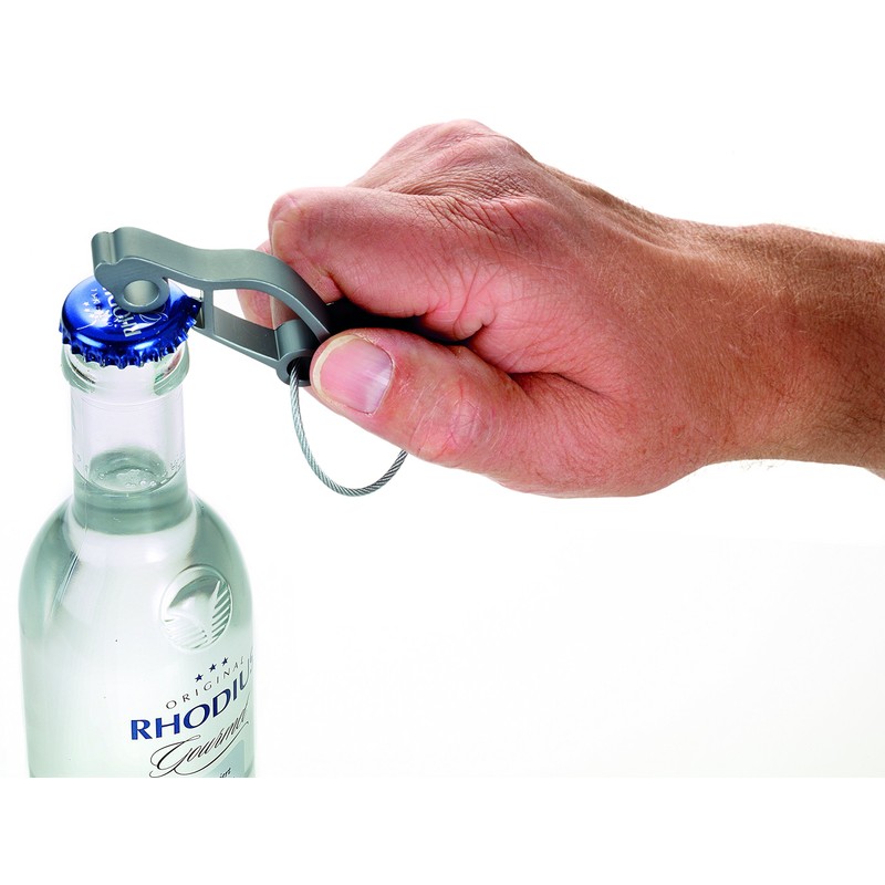 Troika fast bottle Bottle Opener in Sports Car Design, Silver,