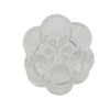 Fantasia 1256 Round Accessories Holder, Acrylic, Empty, Height 6 cm