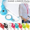 [ハミィ] HandLinker Putto ネックストラップ (ホットピンク)【ハンドリンカー 落下防止 携帯 スマホ リングストラップ おしゃれ
