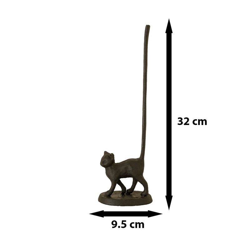 Homezone® Animal Themed Decorative Toilet Roll Holders Cat Free Standing