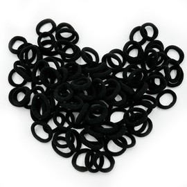 Mythya Ligas para el Cabello Elásticas 100 Piezas, Ligas Cabello Mujer, Cintas para el Cabello de Colores, Accesorios de Corbatas para el Cabello para Niñas y Mujeres