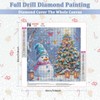 RICUVED Diamond Art Kits for Adults, Snowman Christmas Tree Diamond