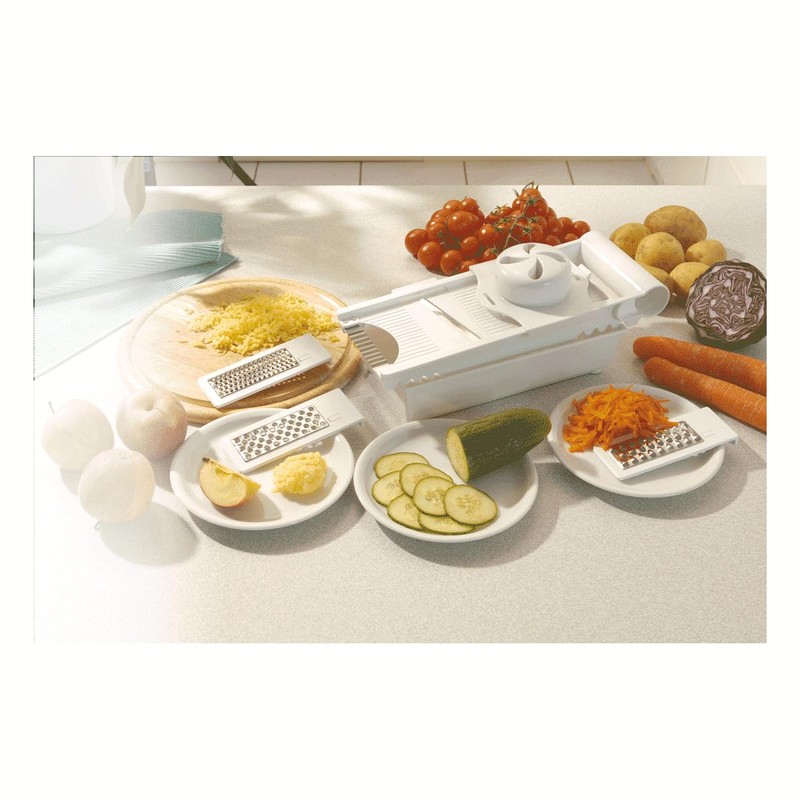 EUROHOME 7-Piece Multi-Purpose Grater Set - Multifunctional Vegetable Slicer with