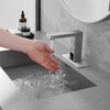 Bathfinesse Automatic Touchless Bathroom Faucet, Motion Activated Hands-Free Faucet, Hot