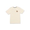 Volcom Men's Eye Warp Short Sleeve Tee, Off White Heather
