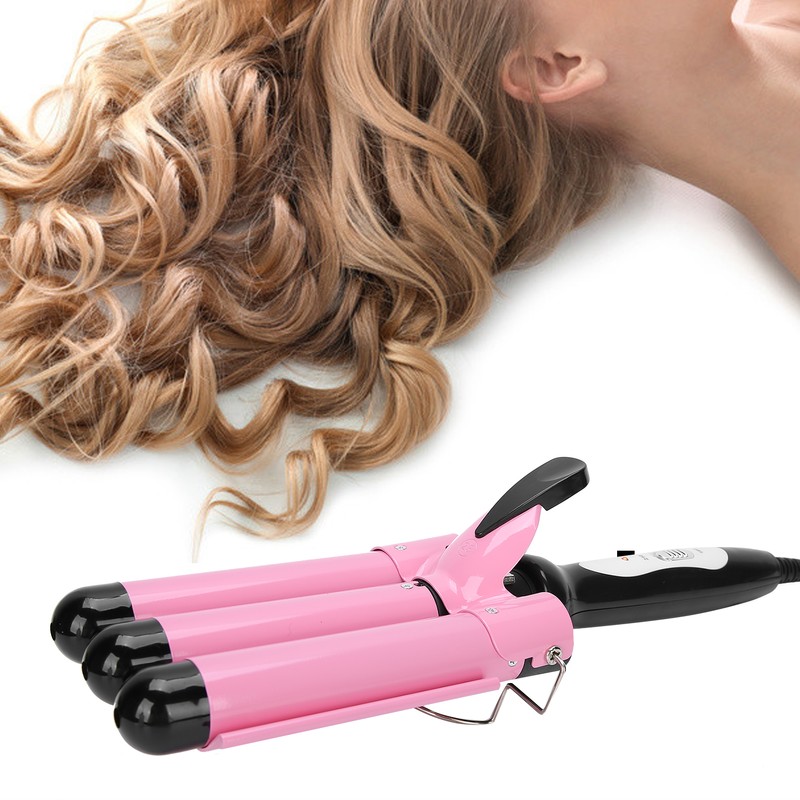 Hair Curling Iron 3 Barrel 28mm Electric Hair Waver Curling