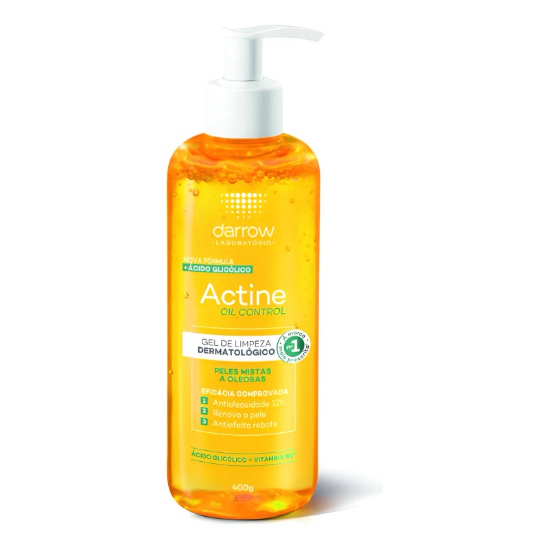 Darrow Actine Oil Gel Limpiador Piel Mixta A Grasa 400g