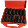 CAL-HAWK 14Pc 1/2" DR Chrome Molybdenum Steel Deep Impact Socket
