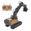 2.4G RC Excavator Toy Rotatable Full Functional Lighting Music Alloy
