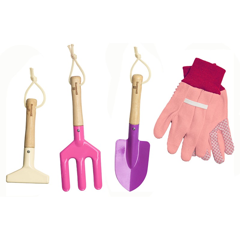 Gardening Set, Tool Kit, for Kids, STEM, Includes Tote Bag,