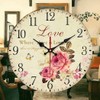 SWHONG Wall Clock Without Ticking Noises 10 Z0 LL/25.4 cm