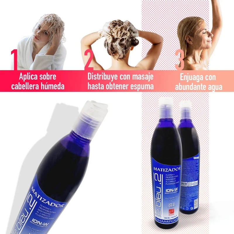 Shampoo Matizador Sin Sal Ni Parabenos Le Bleu D Conde