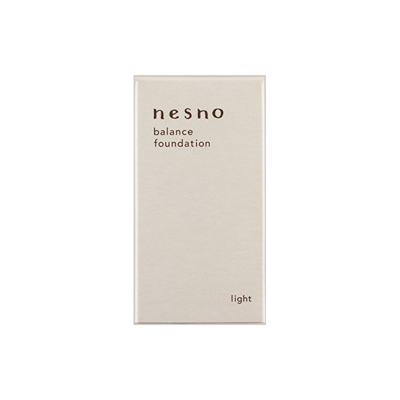 【敏感肌用ファンデーション】ネスノ バランスファンデーション L1（ライト） 30mL 敏感肌 低刺激 温泉ミネラル成分配合 無添加 アレルギーテスト済