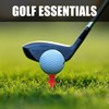 SLEEKEE 100 Golf Pins, 32mm Plastic Golf Tee Red Golf