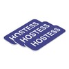 Hostess 1 x 3 Name Tag, Blue (10 Pack)
