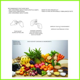 Manda Fermentation Manda Wellness Superfood | Prebiotic, Fermented Health Product Made in Japan | Support Your Gut Health, Support Your Immune System | Manda Koso (31sachets)