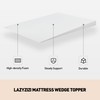Lazyzizi Mattress Wedge Only, 5-Inch Queen Inclined Bed Wedge Mattress