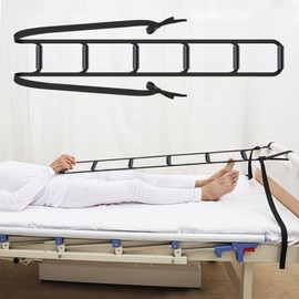Bed wake-up aid belt standing aid nursing care supplies welfare equipment elderly silver handle safety black 6th gear
