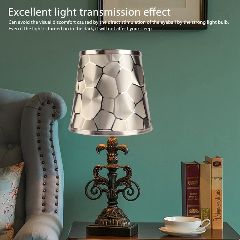 2PCS Drum Lamp Shade E14 PVC Modern Decorative Small Barrel