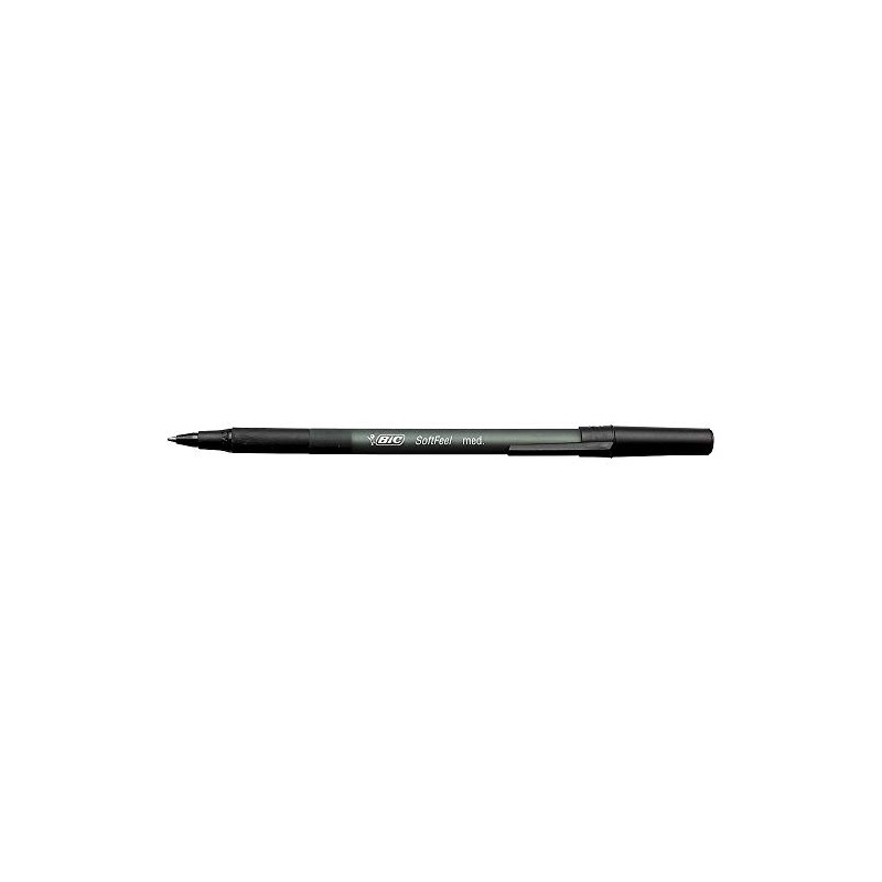 BIC (R) Soft Feel(R) Stick Pens, Medium Point, 1.0 mm,