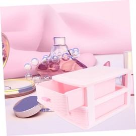 OHPHCALL Jewelry Box Cosmetics Case Multi-layer Storage Box Sturdy Safe Plastic Dormitory Supplies