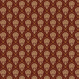 Stitch & Sparkles 100% Cotton Duck 54" Foulard Red Color Sewing Fabric by The Yard