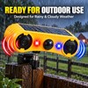 Solar Motion Sensor Alarm for Outdoor Security – Sound &