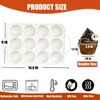 DeamEybi Silicone Muffin Pans for Baking,12 Cups Nonstick Cupcake Pan