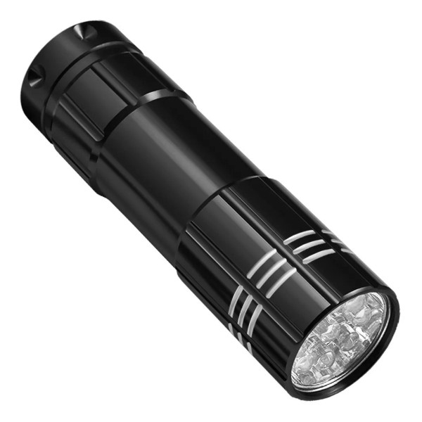 Mercader Digital 2 Pzs Linterna Uv Luz Negra Ultravioleta Lámpara