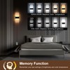 GOODATE Plug in Wall Sconces with Stepless Adjustable 3000K-6500K Colors