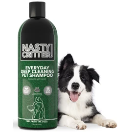 Nasty Critter! by Girl With The Dogs - Made in USA - Deep Clean Everyday Dog Shampoo for 8 Weeks+ (16 Oz)