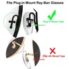 BEHLINE Soft Silicone Eyeglasses Nose Pads,Anti-Slip Sunglasses Nose Pieces,Plug-in Glasses