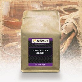 French Press Decaf Highlander Grogg Flavored Coffee