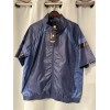 American Stitch Men’s Blue Windbreaker Jacket Full Zip Short Sleeve