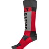 Fly Racing 2022 MX Riding Socks (Thick Red/Grey, SM/MD)