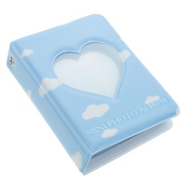 Beavorty Mini?lbum de Fotos para Tarjetas Fotogr?ficas de 3 Pulgadas 40 Bolsillos, Libro Dise?o Love Heart Hueco, Almacenamiento para Photocards Kpop,
