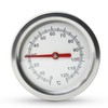 Fishnure 20" Compost Thermometer Probe with Stainless Steel Dial -