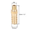sourcing map 2 Pieces Brass Fitting Connector M8-1 mm Pitch