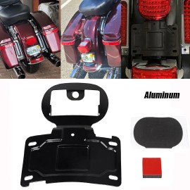 Unbranded For Harley Electra Road Glide CVO FLHTKSE License Plate Relocator Bracket Black