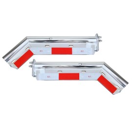 OEM MF16 30 Inch 430 Stainless Steel Straight Mud Flap Hanger With Light Cutouts Bolt Space 1-1/8"Specification: bolt spacing:11/8"